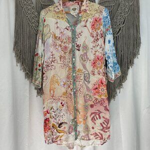 whimsical pastel colors camisole dress